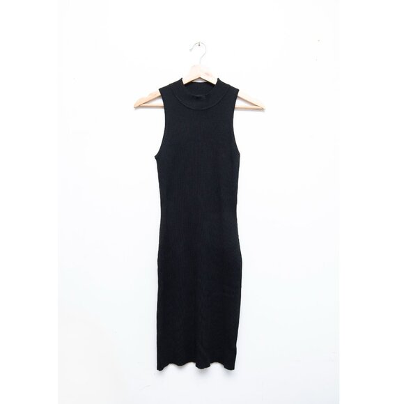 House of Harlow 1960 Sleeveless Ribbed Mock Neck Midi Dress - Picture 6 of 7